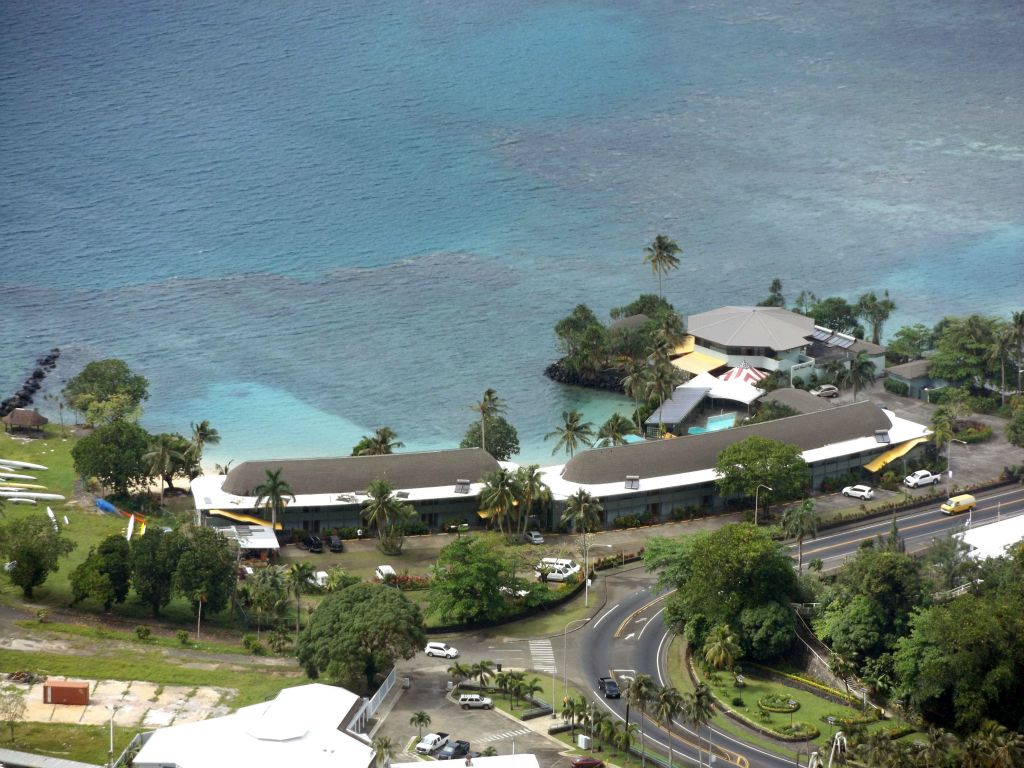 Zooming in on Sadie's by the Sea, which is where we stayed for our lodging in Pago Pago: