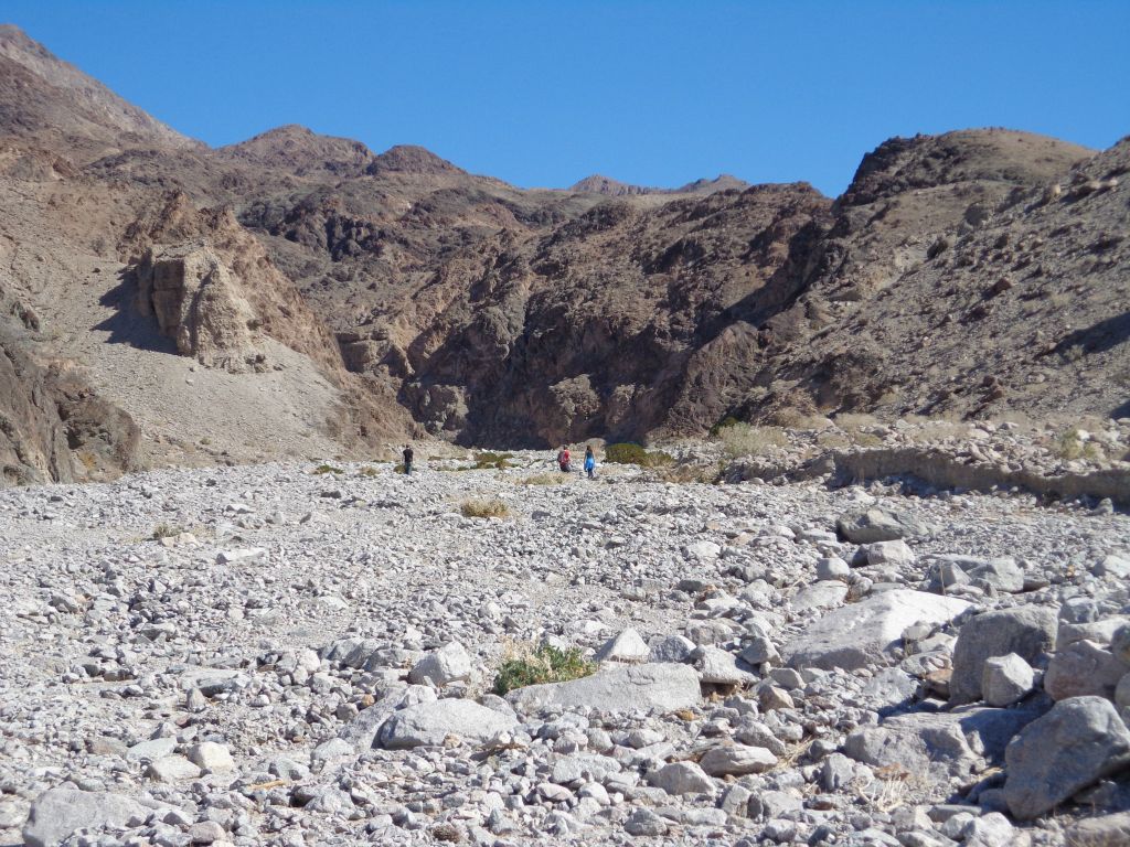 Approaching the mouth of Foundry Canyon just ahead: