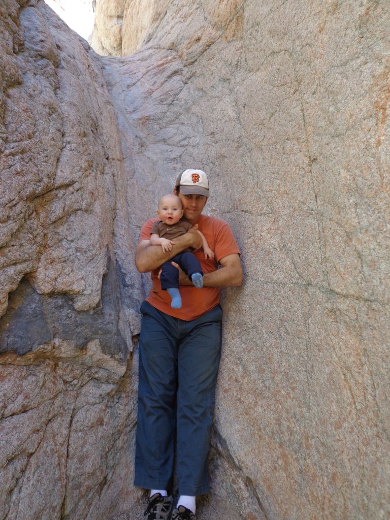 Steve and Stefan below the minor dry fall: