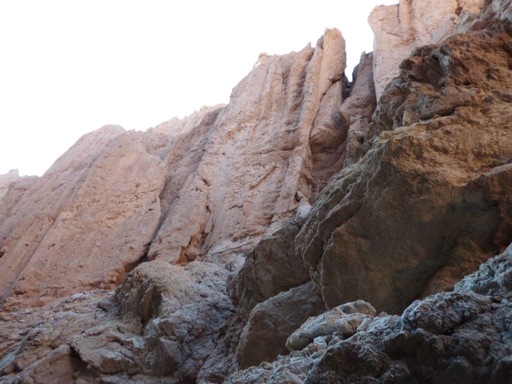 Towering walls of The Room above the dry fall: