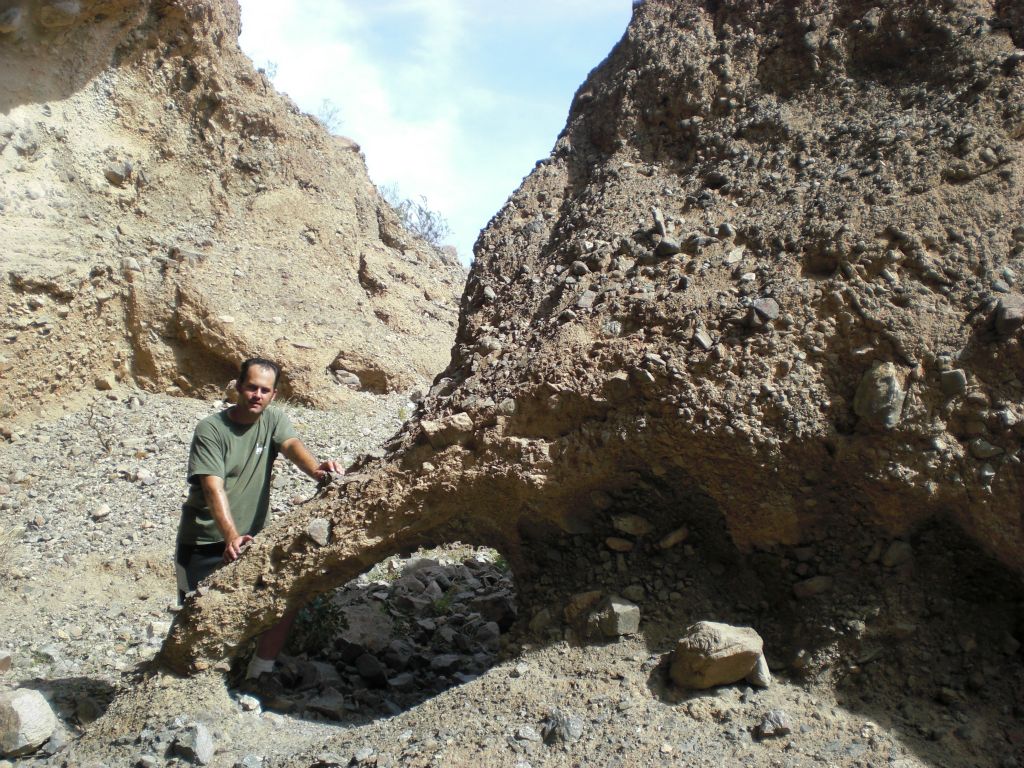 One final picture showing Steve next to the Elephant's Head: