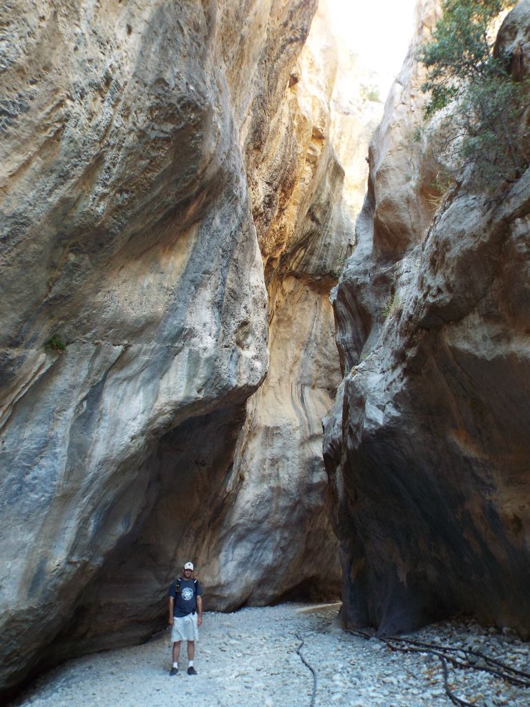 A picture of Steve taken at the entrance of the 1st Narrows: