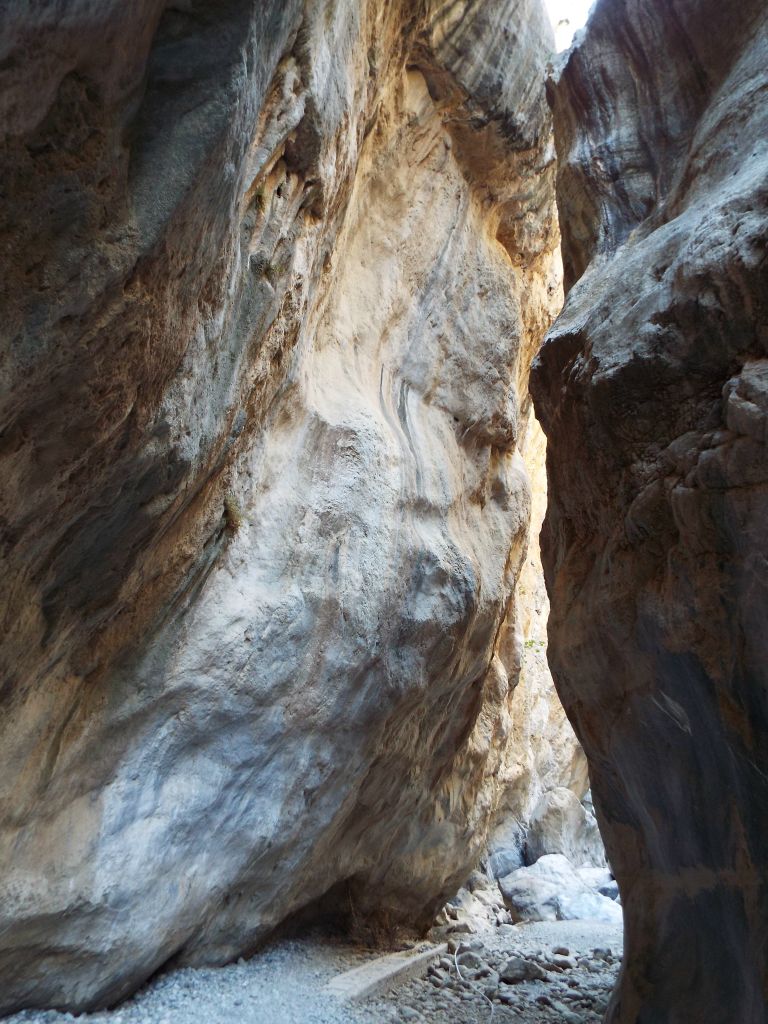 Hiking through the towering walls of the 1st Narrows: