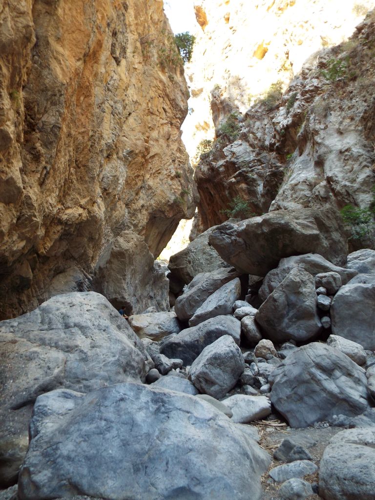 The next section of the 1st Narrows features a large amount of fallen boulders: