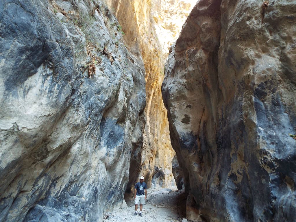 Two pictures of Steve and Gary at the beginning of the 2nd Narrows: