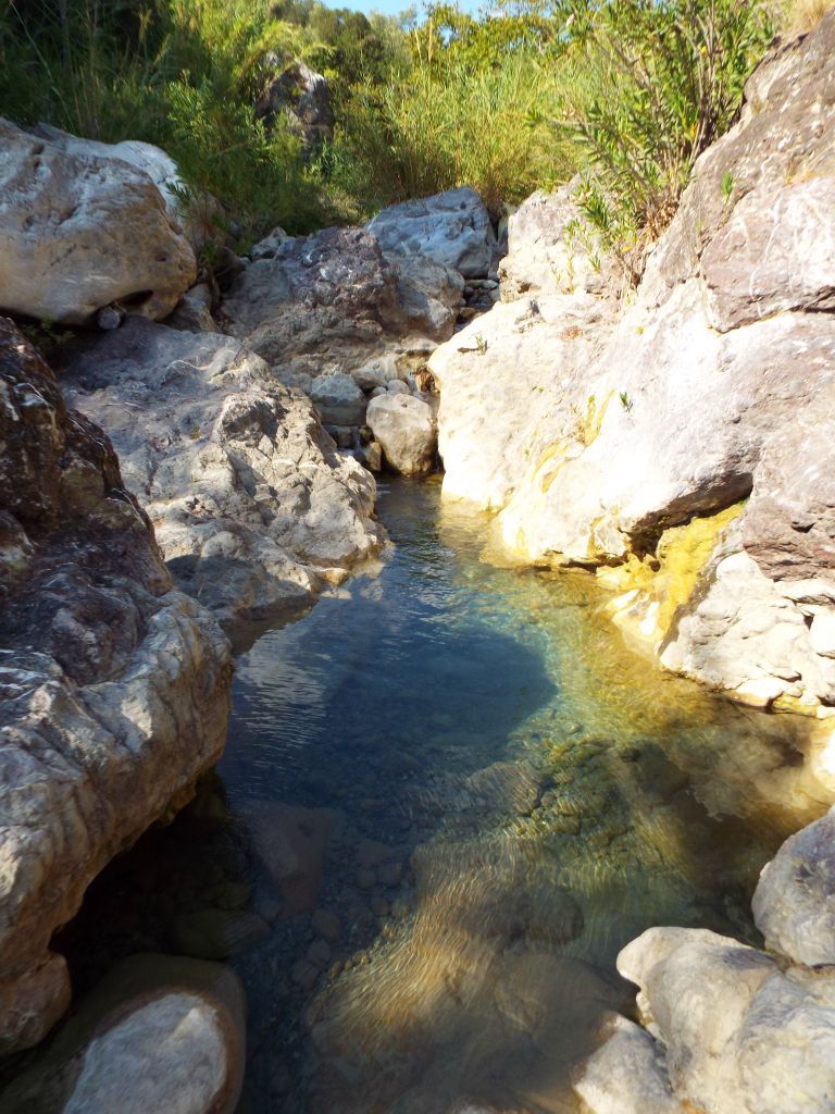 At this spot, Gary decided to relax by the water for a while as I continued upstream: