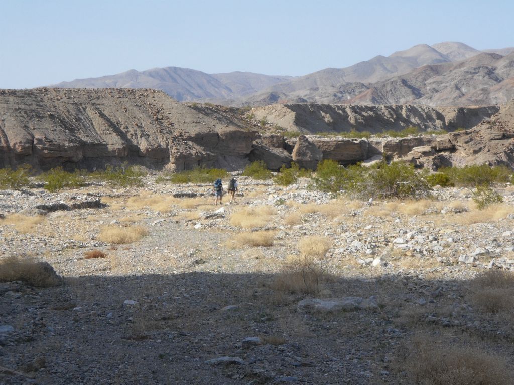 Up ahead we rounded a corner and found ourselves at the beginning of Indian Pass Canyon: