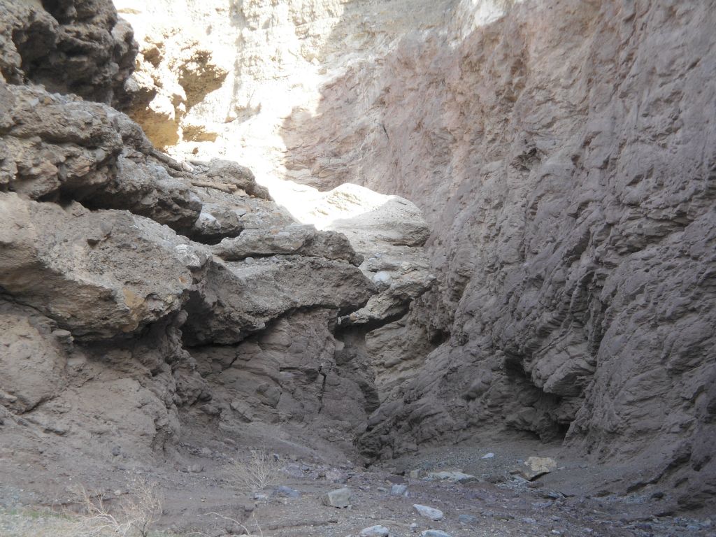 Heading into a gorgeous short set of rugged narrows made of conglomerate rock: