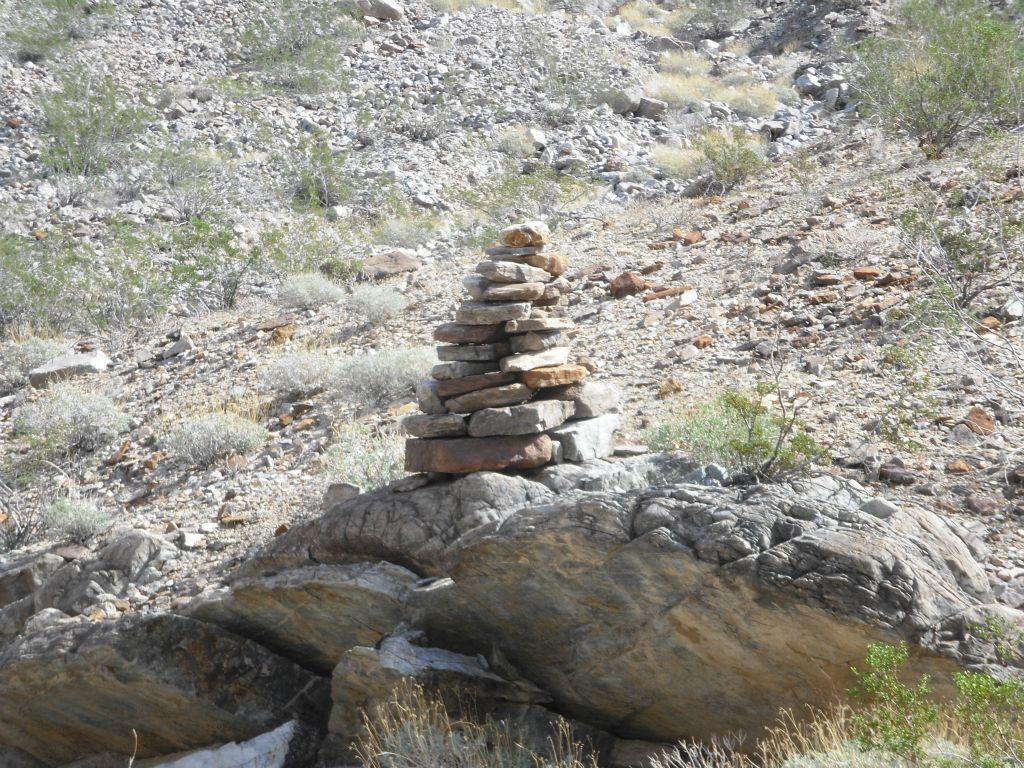 We found a few large stacks of cairns which marked the old mining boundaries: