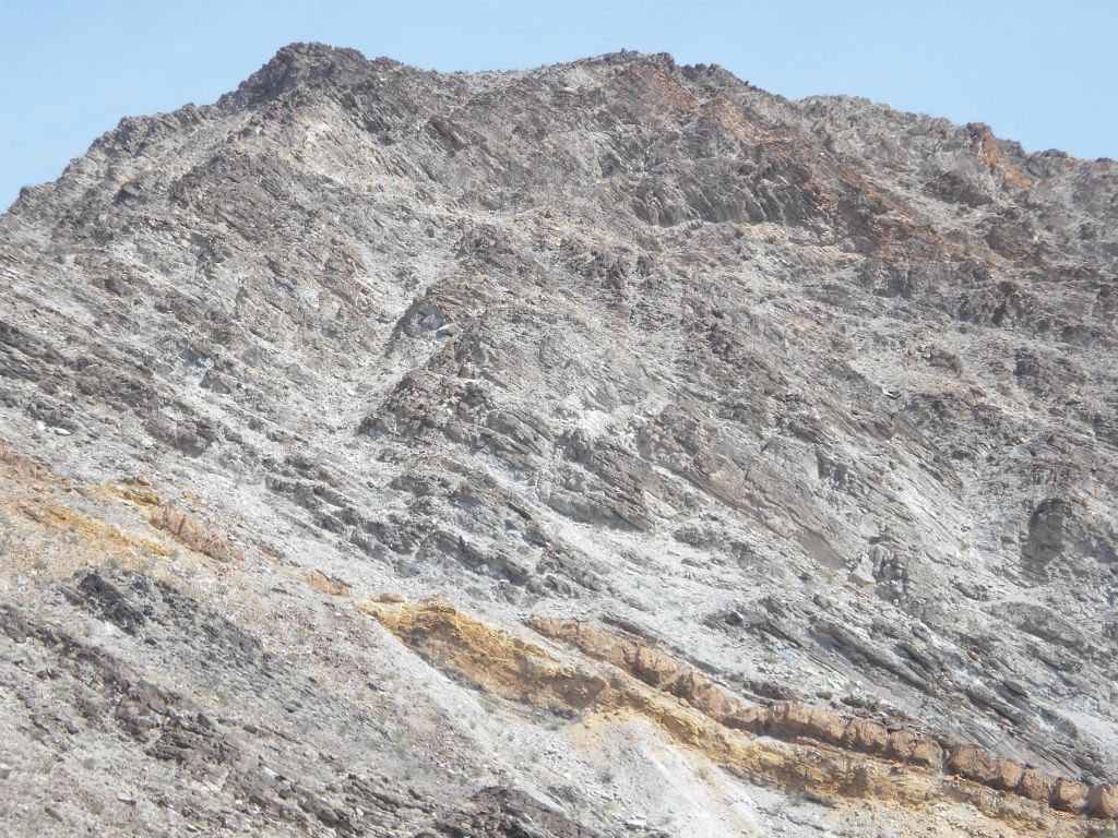 In the next four pictures, take a moment to appreciate the colorful streaks of varying sizes in the rocks and walls of the upper canyon: