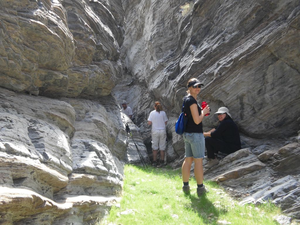 We next came upon this grassy area which held one of the canyon highlights just beyond: