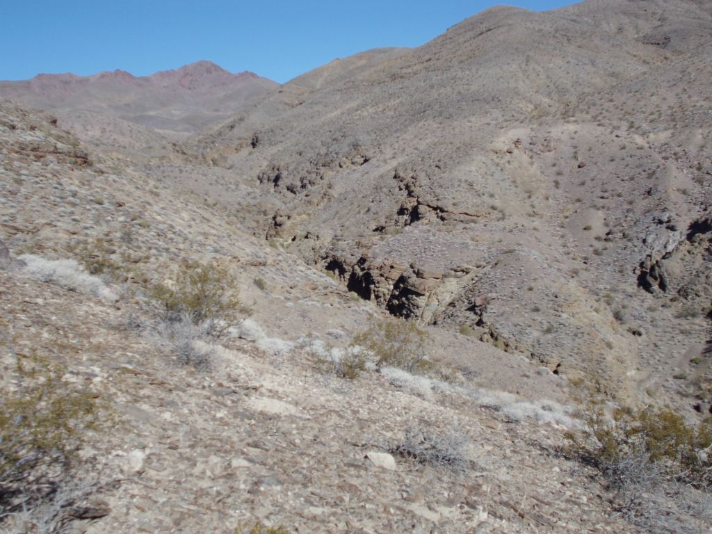 The canyon we had been in continued off to the right in another direction: