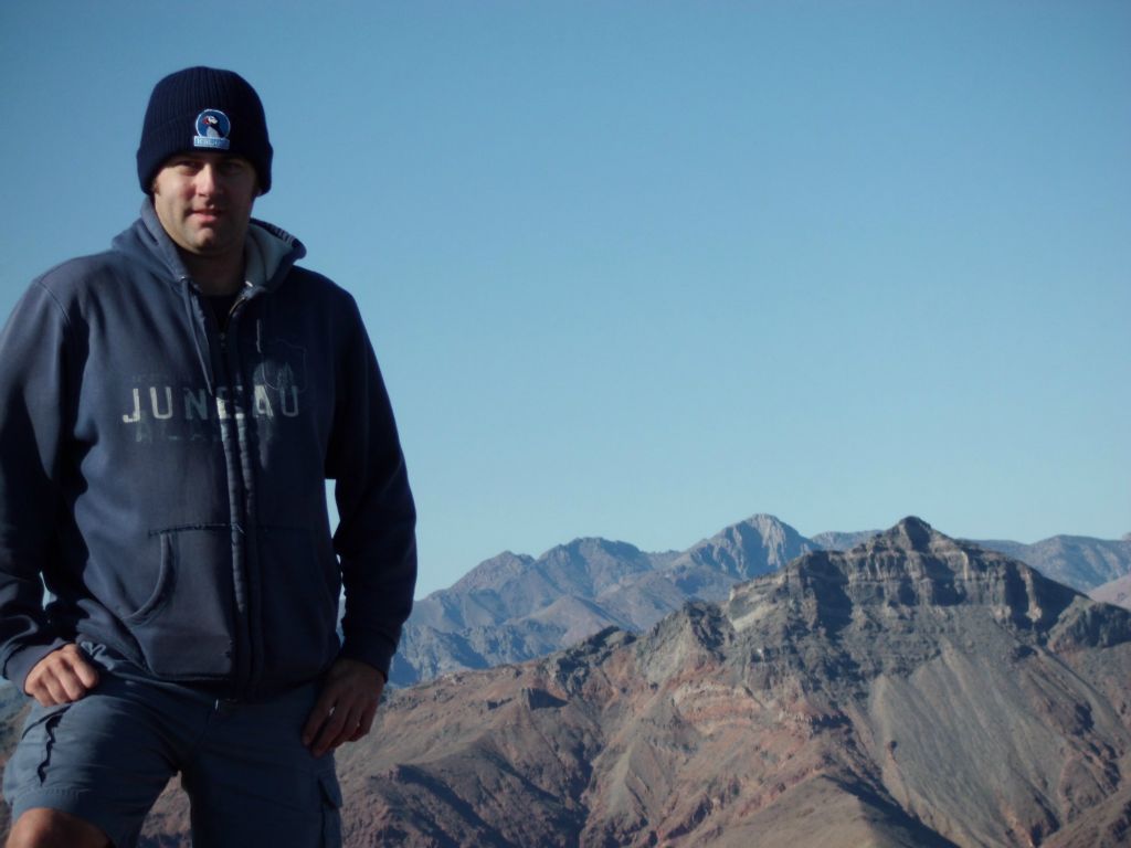 I'm hoping to summit Thimble Peak for the first time on my Spring 2012 trip.  Pictured here standing on Corkscrew Peak 5,804 feet in elevation: