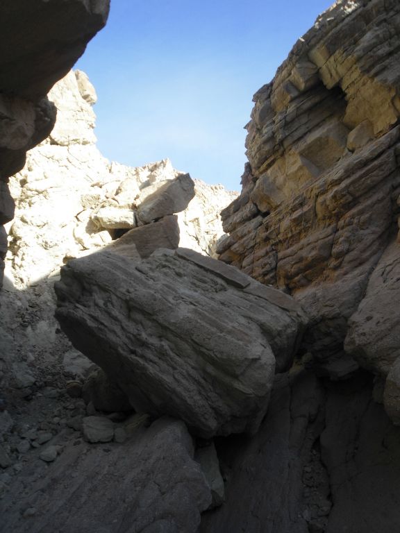 Beyond the natural bridge, we passed a field of boulders: