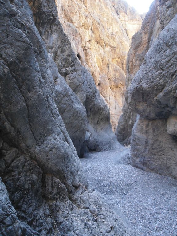 Looking back down the passageway that we have just walked through: