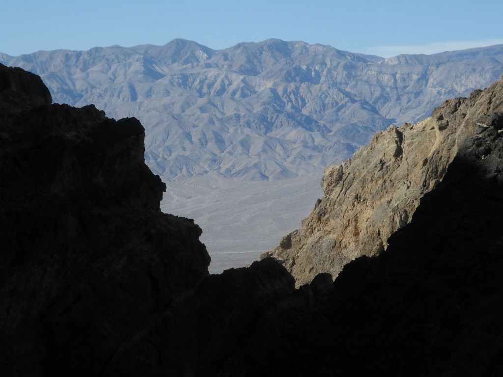 We could also see back out of the canyon toward the Cottonwoods from our higher elevation: