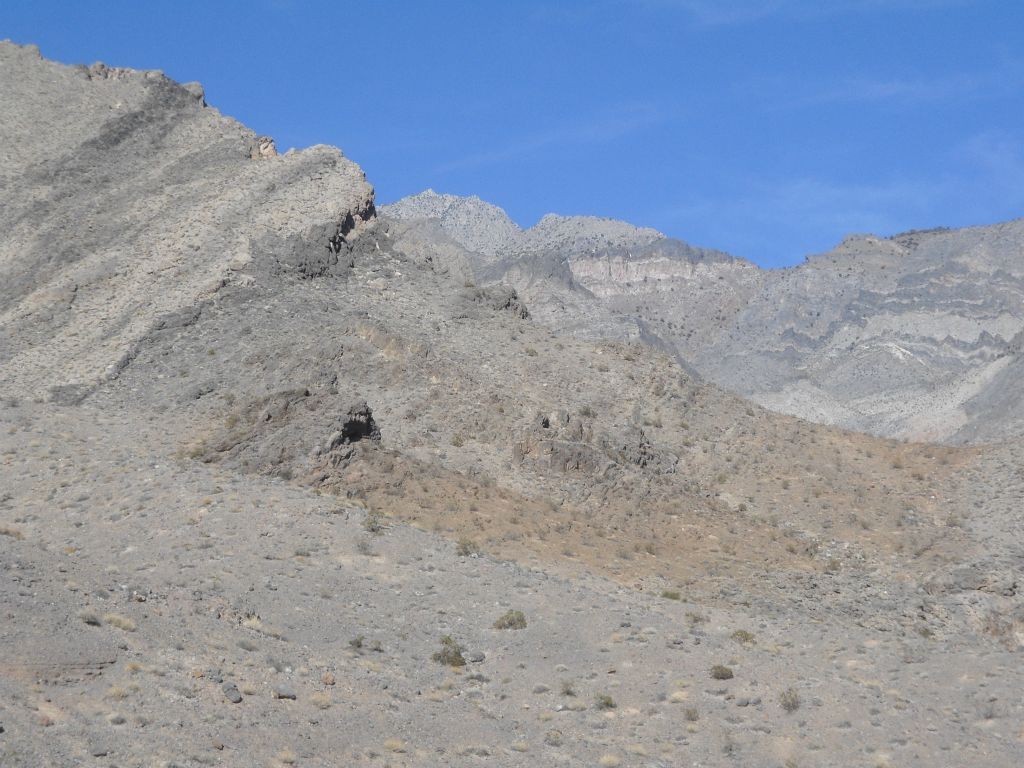 I wouldn't describe the bypass route as extremely hard, but I would say it is time consuming and energy consuming.  Here is one final view of Mount Palmer off in the distance before heading back down: