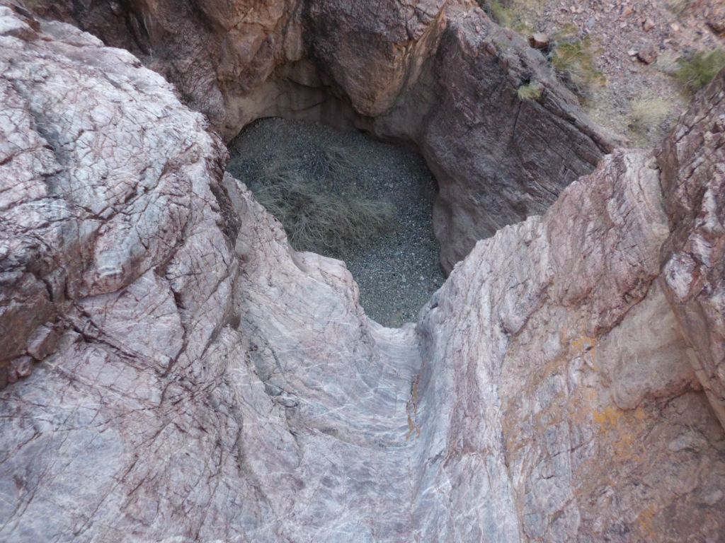 This is the first of two major dry falls in the side canyon connecting the Fall-Titus Divide and Fall Canyon: