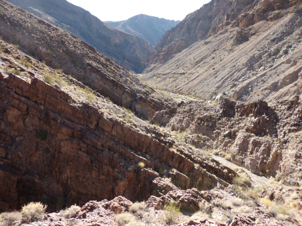 A little clearer view into Lower Fall Canyon: