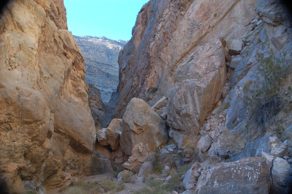 Up ahead was the much harder 3rd dry fall of Fall Canyon.  Back to back falls makes this place really cool: