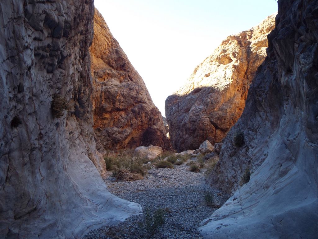 View through the polished gateway of these tighter narrows: