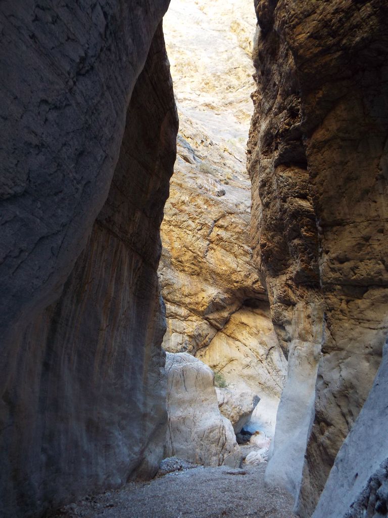 Looking back from the base of the dry fall: