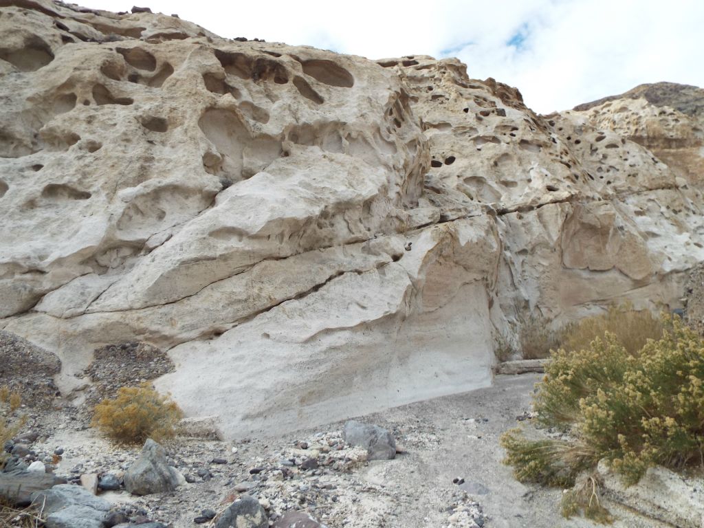 The tafoni formations were neat, but on our next hike we would be stunned to see these on a much more massive scale in nearby Tafoni Canyon: