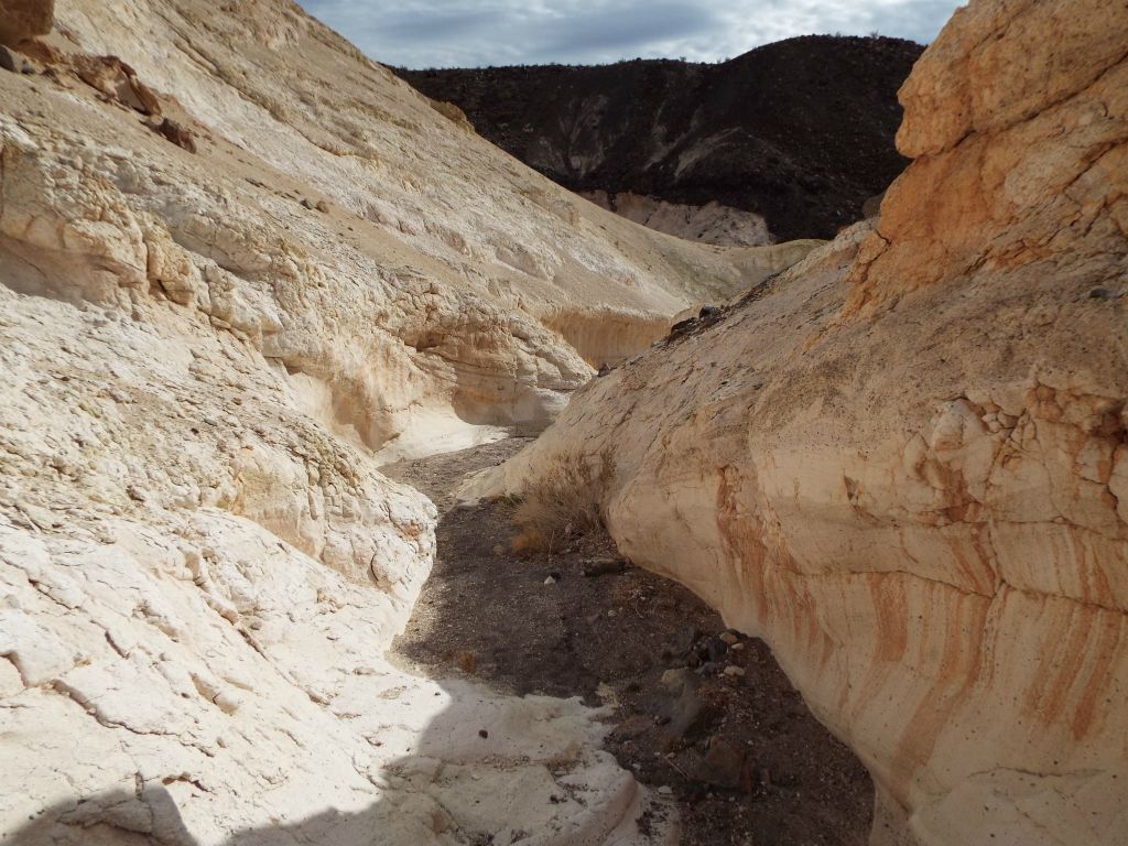 Much darker hillsides could be seen in the surrounding area: