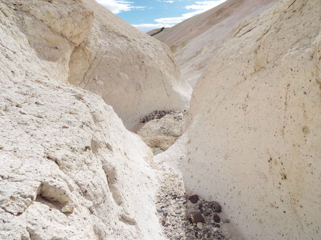 More beautiful narrows made of solid white rock: