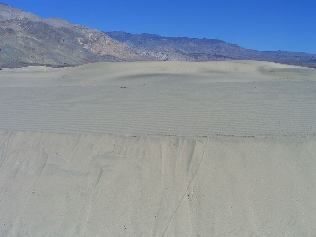 To continue the hike, we had to climb this small vertical wall of sand: