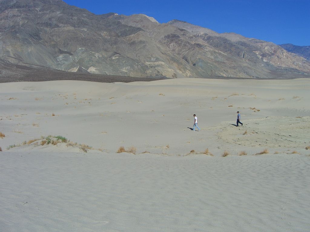 Lowell and Charlie calling it a day and heading back towards our camp: