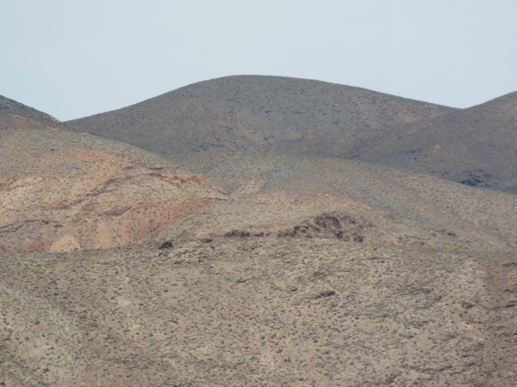 Zooming way in, the actual summit of Tucki Mountain is visible from the parking area.  If you look back at the first two pictures, you should be able to identify the rounded summit: