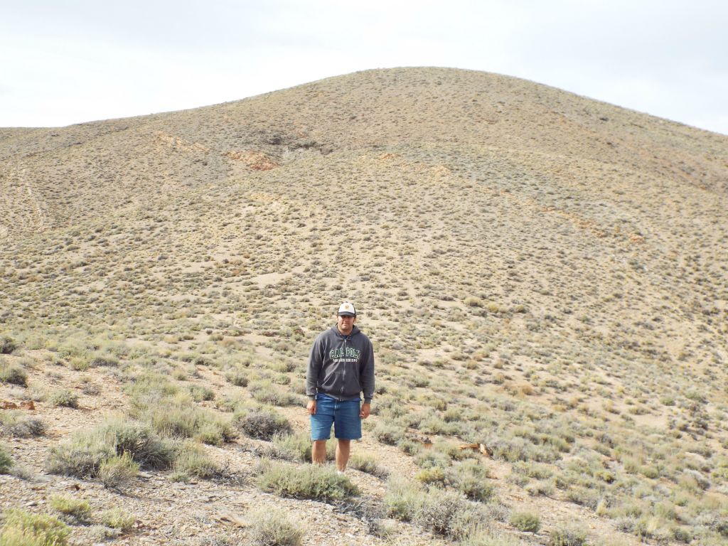 A picture taken while heading back with Tucki Mountain summit in the background: