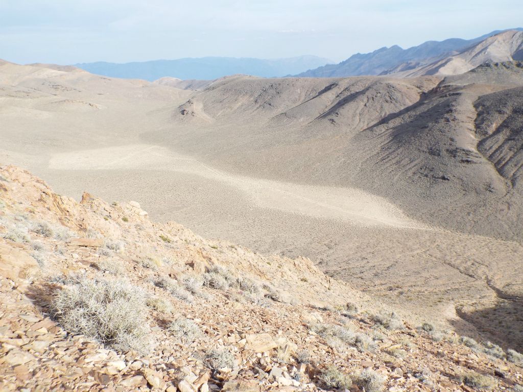 Looking up the 1st valley with Old Martin Crossing which is situated in between the 1st and 2nd ridges: