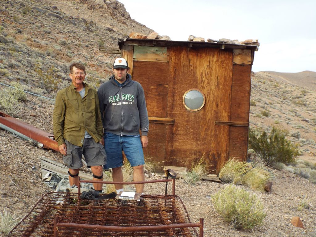 Charlie and Steve completing another successful Death Valley hike: