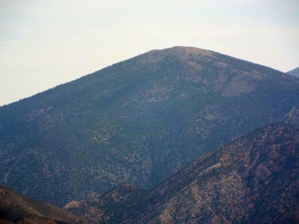 Taking a closer look at Wildrose Peak, one of the park's great hiking destinations: