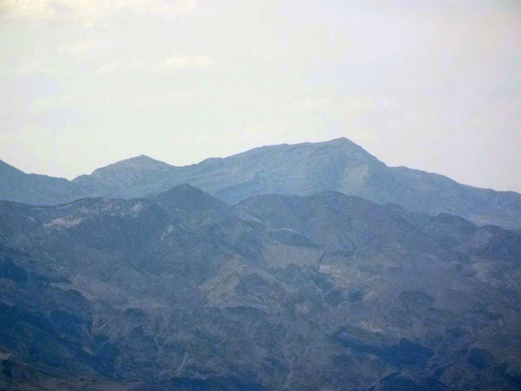 A close-up of Tin Mountain as seen from Tucki Mountain: