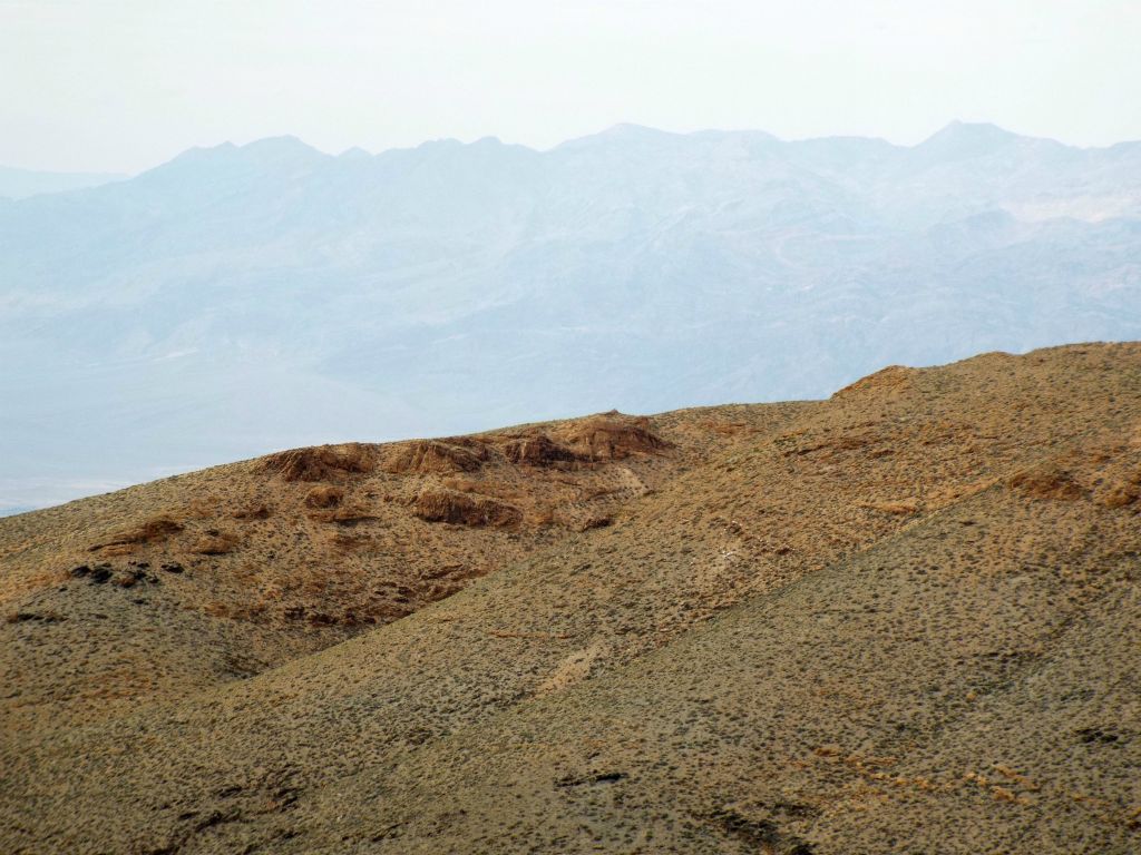 Looking over at the Grapevines, P8460 is the far left peak.  Grapevine Peak is in the center: