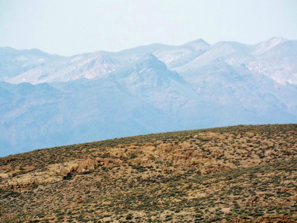 Finally, I was able to figure out where Thimble Peak was hiding in the haze: