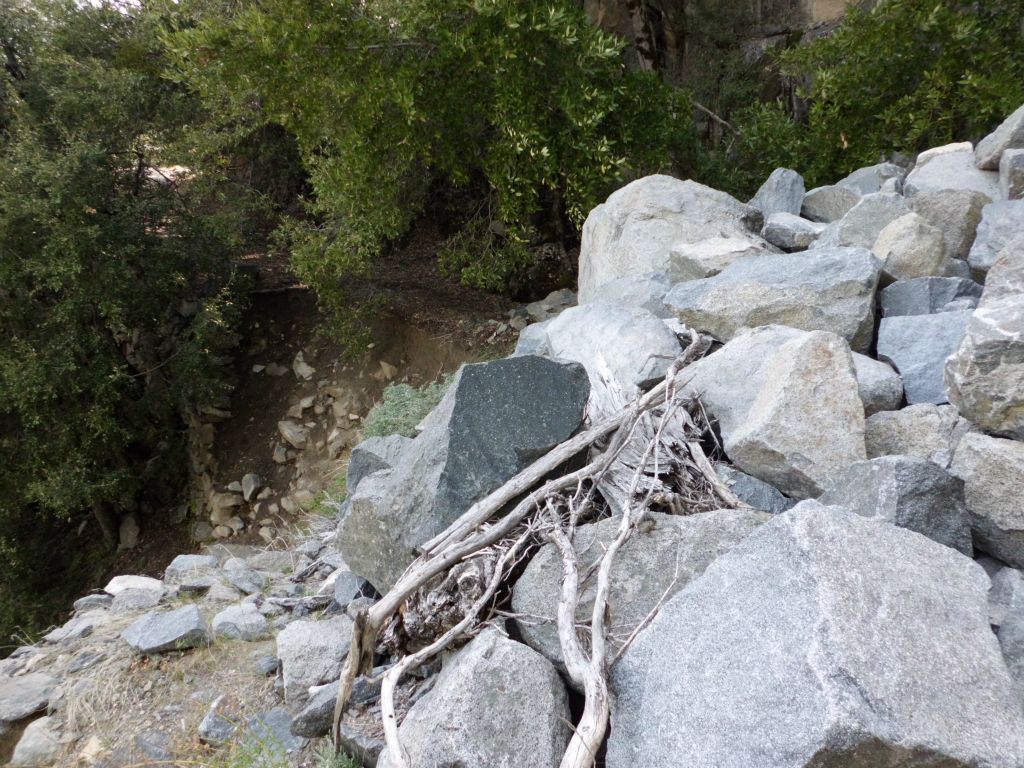 And then we ran into the second major washout past the switchbacks: