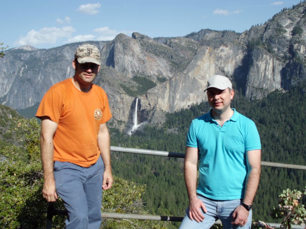 Steve and Oleg (visting from Russia) at Rainbow View: