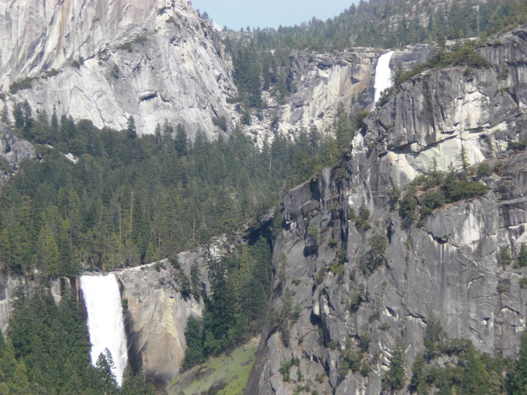 A closer look at the two famous and majestic waterfalls located along the Mist Trail and John Muir Trail: