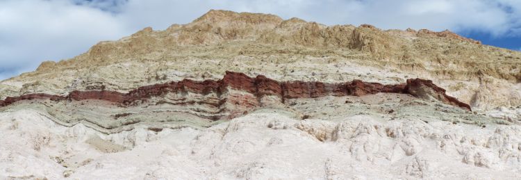 Chalk Canyon colorful cliffs panoramic