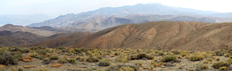 View of Panamint Mountains panoramic