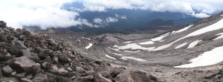 Mount St Helens hike panoramic